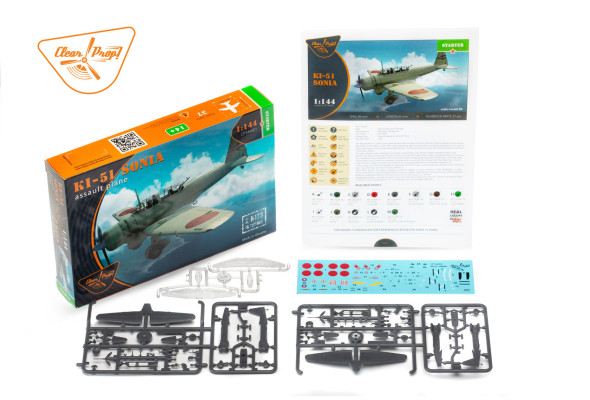 Shop 1/144 Ki-51 SONIA (two kits in the box) Scale Plastic Models and Accessories. Resin Parts. Clear Prop Models Online Store