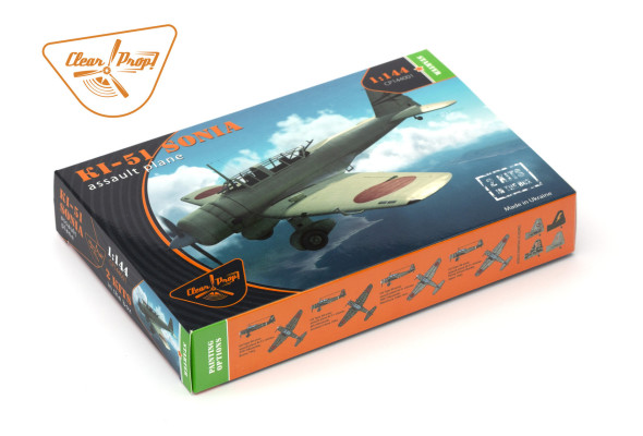 Shop 1/144 Ki-51 SONIA (two kits in the box) Scale Plastic Models and Accessories. Resin Parts. Clear Prop Models Online Store