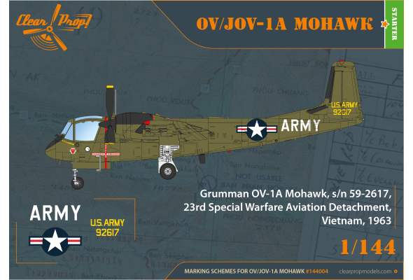 Shop 1/144 OV-1A/JOV-1A Mohawk Scale Plastic Models and Accessories. Resin Parts. Clear Prop Models Online Store