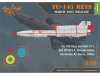 Shop 1/35 Tu-143 Reys television reconnaissance Scale Plastic Models and Accessories. Resin Parts. Clear Prop Models Online Store