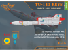 Shop 1/35 Tu-143 Reys television reconnaissance Scale Plastic Models and Accessories. Resin Parts. Clear Prop Models Online Store