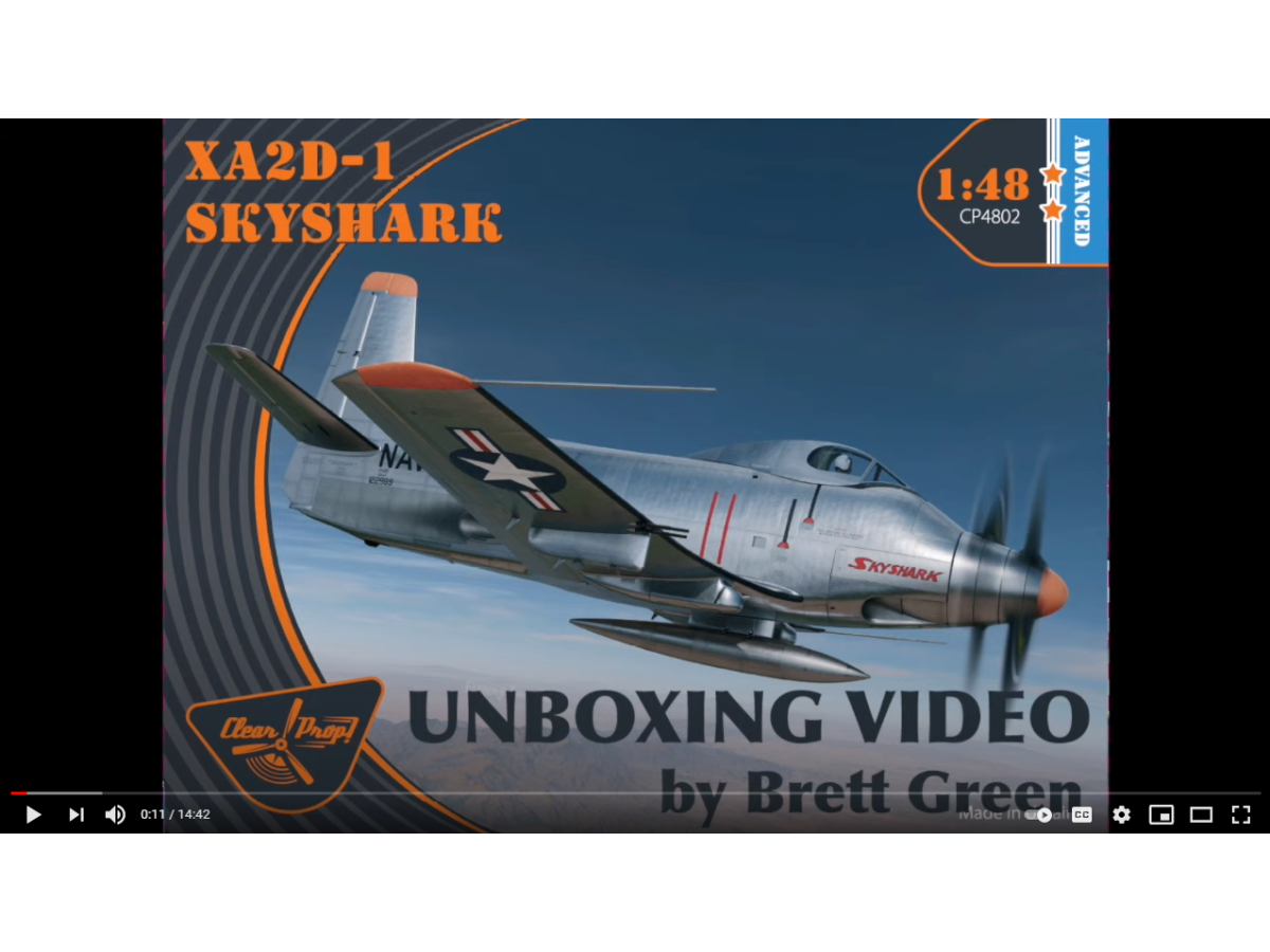 1/48 XA2D-1 Skyshark review from Hyper Scale