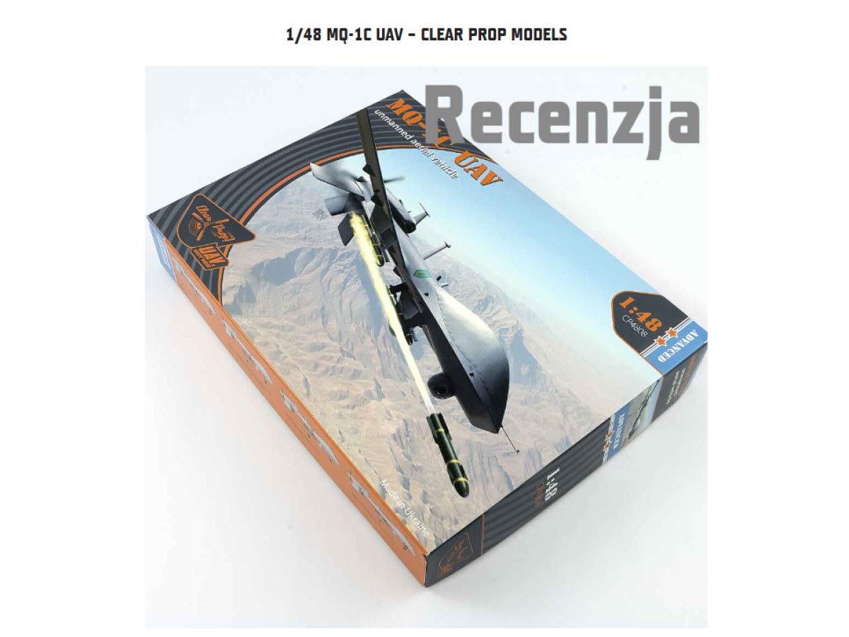 1/48 MQ-1C UAV review from KFS miniatures