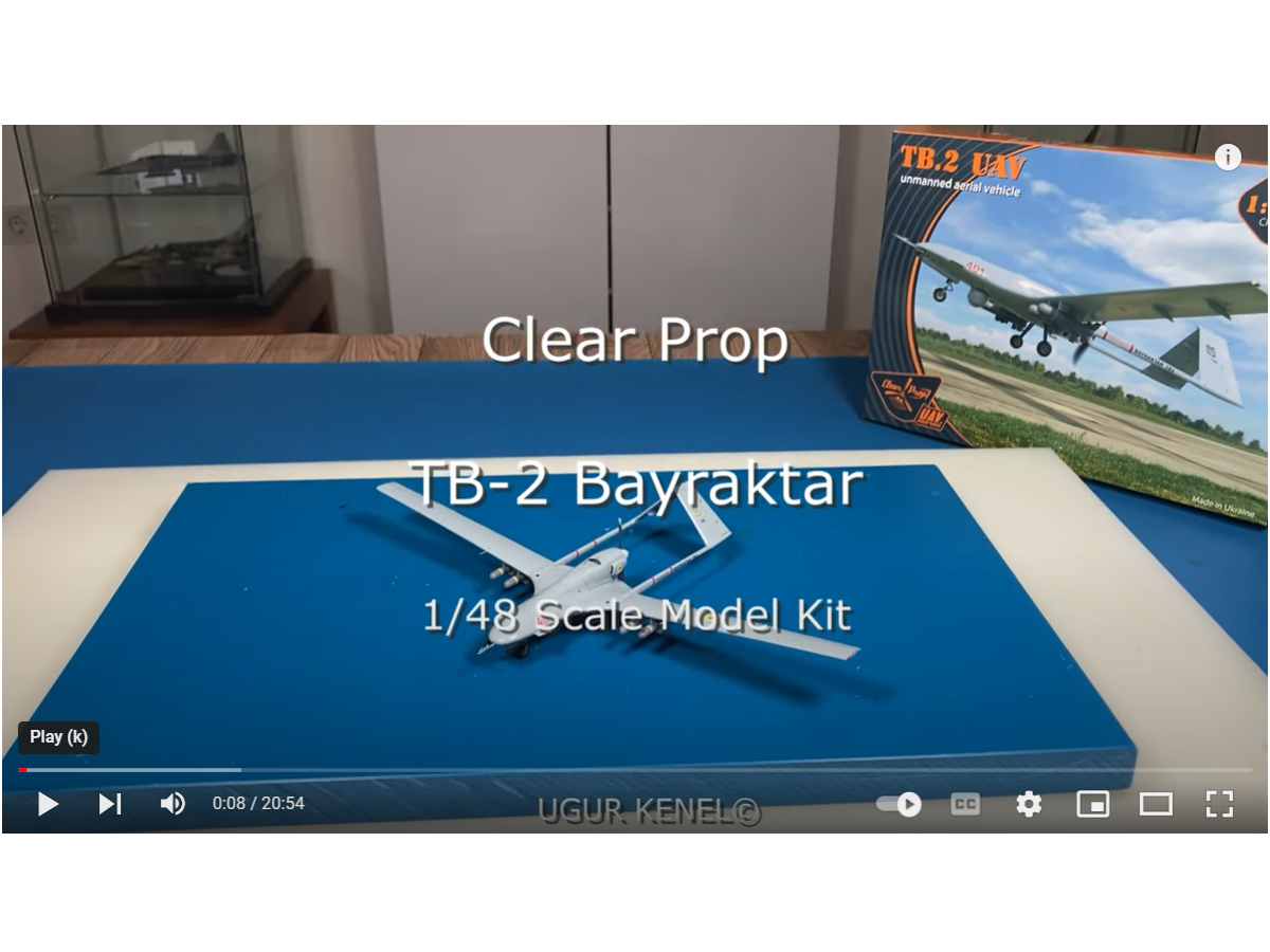 1/48 TB.2 Unmanned Aerial Vehicle review from Ugur Kenel