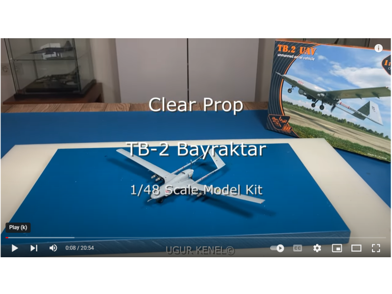 1/48 TB.2 Unmanned Aerial Vehicle review from Ugur Kenel