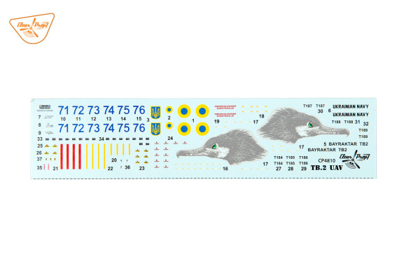 Shop 1/48 TB.2 UAV UKRAINIAN NAVY Scale Plastic Models and Accessories. Resin Parts. Clear Prop Models Online Store