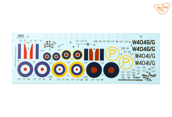 Shop 1/48 Gloster E28/39 Pioneer Scale Plastic Models and Accessories. Resin Parts. Clear Prop Models Online Store
