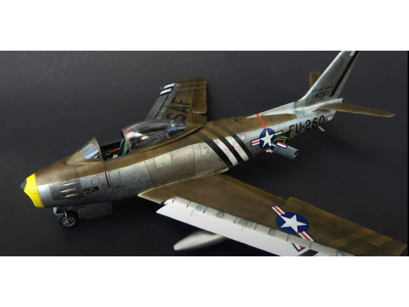 North American F-86A Sabre 1/48 (ClearProp!) Operation Stovepipe Build and final reveal on TV