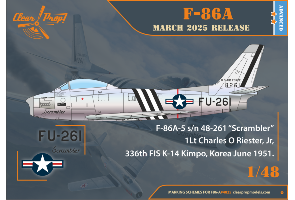 Shop 1/48 F-86A in Korea (early variants) Scale Plastic Models and Accessories. Resin Parts. Clear Prop Models Online Store