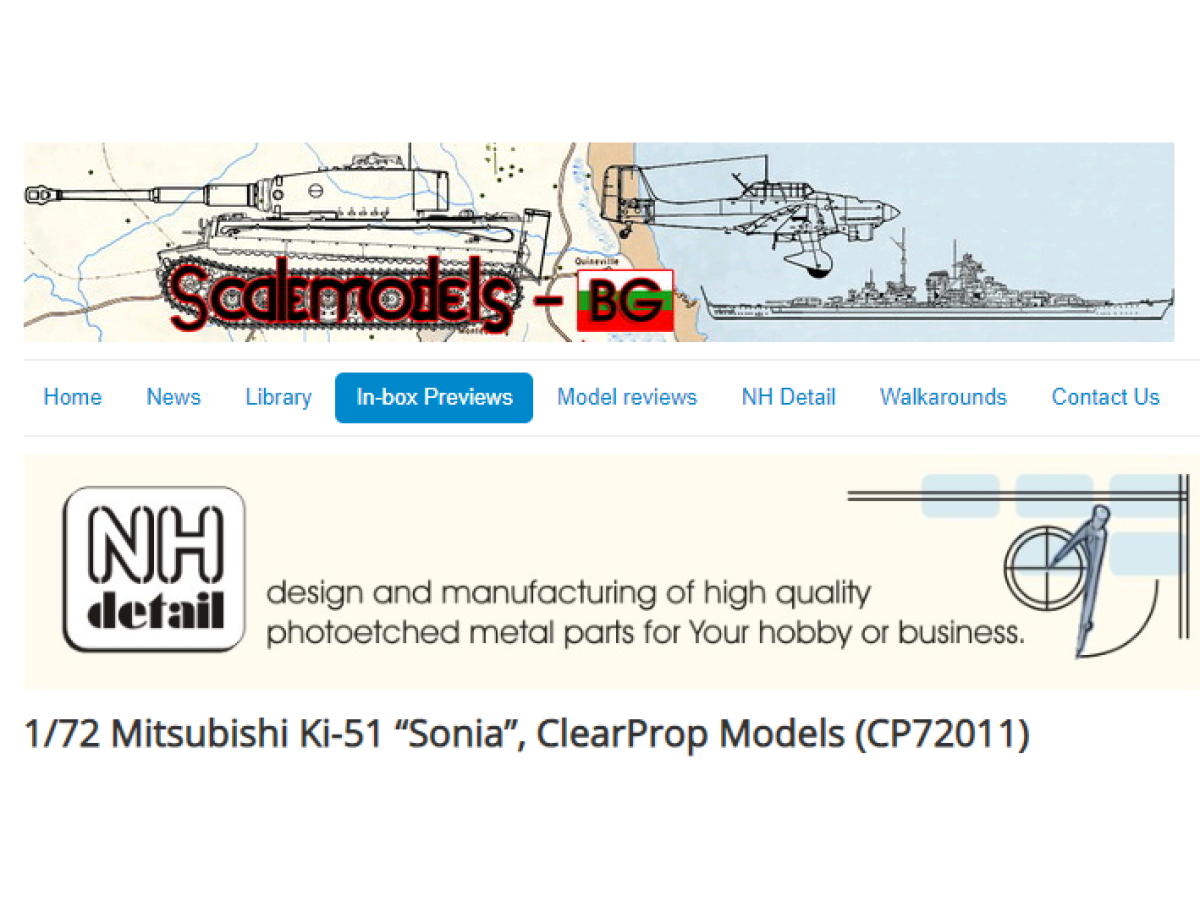 1/72 Ki-51 SONIA review from Scalemodels-BG