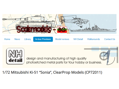 1/72 Ki-51 SONIA review from Scalemodels-BG