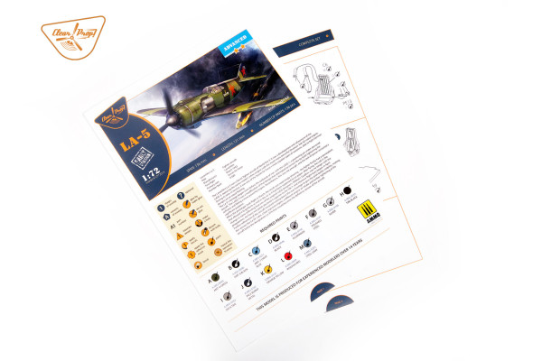 Shop 1/72 La-5 (early version) Scale Plastic Models and Accessories. Resin Parts. Clear Prop Models Online Store
