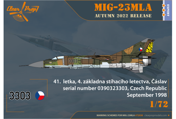 Shop 1/72 MiG-23MLA Flogger-G Scale Plastic Models and Accessories. Resin Parts. Clear Prop Models Online Store