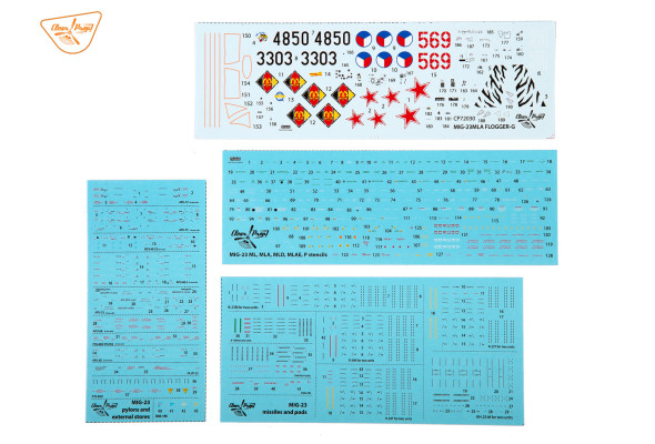 Shop 1/72 MiG-23MLA Flogger-G Scale Plastic Models and Accessories. Resin Parts. Clear Prop Models Online Store