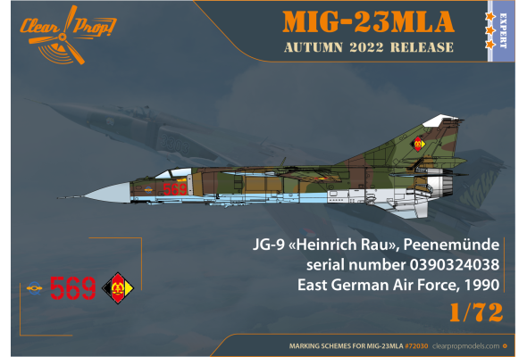 Shop 1/72 MiG-23MLA Flogger-G Scale Plastic Models and Accessories. Resin Parts. Clear Prop Models Online Store