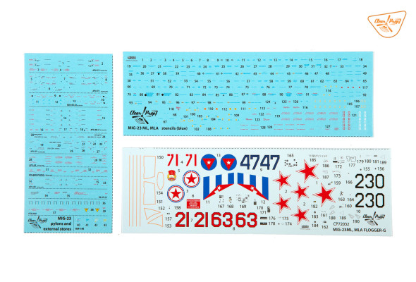 Shop 1/72 MiG-23ML/MLA Flogger-G Scale Plastic Models and Accessories. Resin Parts. Clear Prop Models Online Store