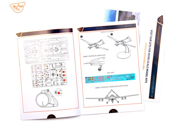 Shop 1/72 TB.2 UAV UKRAINIAN ARMY Scale Plastic Models and Accessories. Resin Parts. Clear Prop Models Online Store