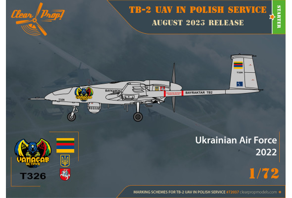 Shop 1/72 TB.2 UAV in Polish service Scale Plastic Models and Accessories. Resin Parts. Clear Prop Models Online Store