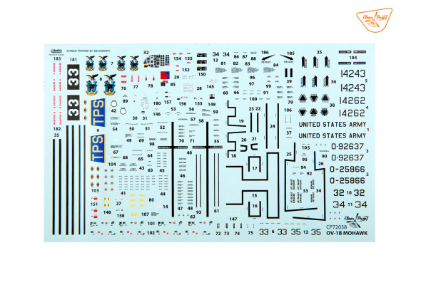 Shop 1/72 OV-1B Mohawk "Pilot School" Scale Plastic Models and Accessories. Resin Parts. Clear Prop Models Online Store
