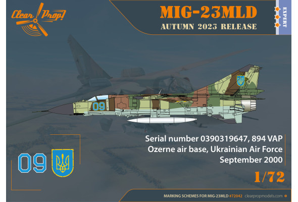 Shop 1/72 MiG-23MLD The last Ukrainian Flogger-К Scale Plastic Models and Accessories. Resin Parts. Clear Prop Models Online Store