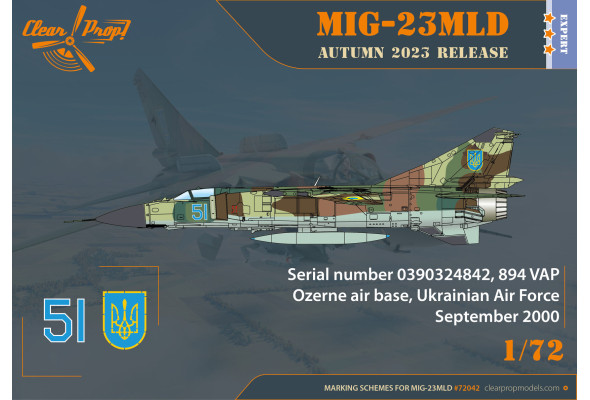 Shop 1/72 MiG-23MLD The last Ukrainian Flogger-К Scale Plastic Models and Accessories. Resin Parts. Clear Prop Models Online Store