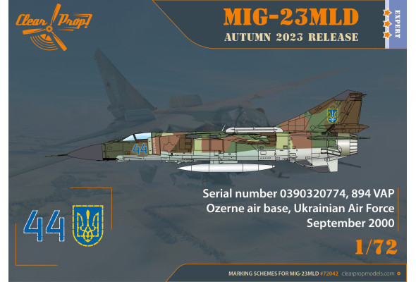 Shop 1/72 MiG-23MLD The last Ukrainian Flogger-К Scale Plastic Models and Accessories. Resin Parts. Clear Prop Models Online Store