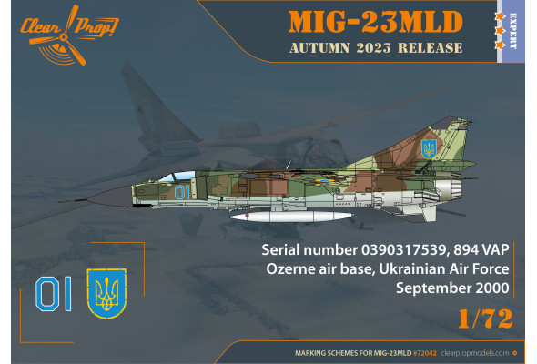 Shop 1/72 MiG-23MLD The last Ukrainian Flogger-К Scale Plastic Models and Accessories. Resin Parts. Clear Prop Models Online Store