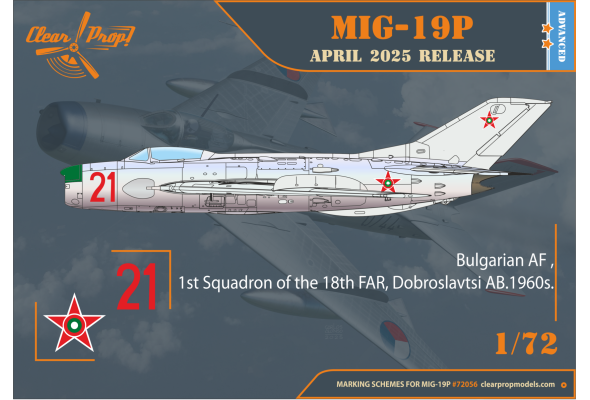 Shop 1/72 MiG-19P Scale Plastic Models and Accessories. Resin Parts. Clear Prop Models Online Store
