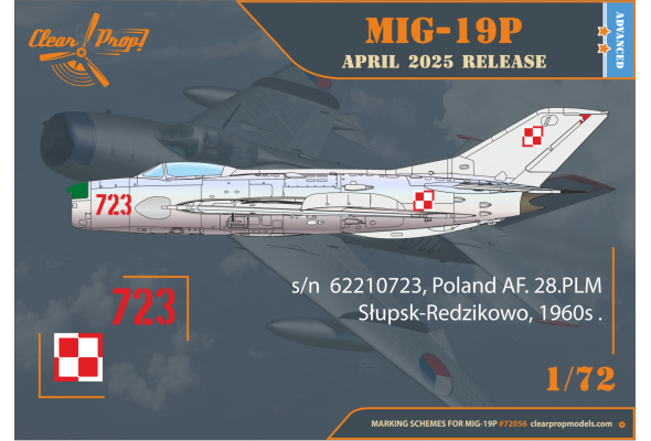 Shop 1/72 MiG-19P Scale Plastic Models and Accessories. Resin Parts. Clear Prop Models Online Store