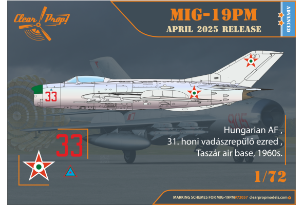 Shop 1/72 MiG-19PM Scale Plastic Models and Accessories. Resin Parts. Clear Prop Models Online Store