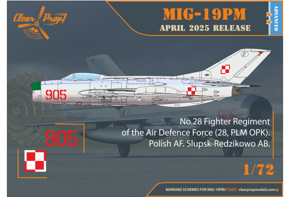 Shop 1/72 MiG-19PM Scale Plastic Models and Accessories. Resin Parts. Clear Prop Models Online Store