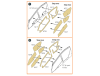 Shop 1/35 AH-64D/E Apache painting mask on "yellow kabuki paper" for TAKOM kit Scale Plastic Models and Accessories. Resin Parts. Clear Prop Models Online Store