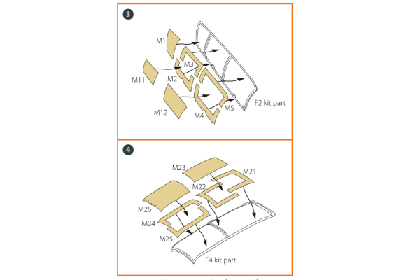 Shop 1/48 OV-10 A/D Bronko painting mask for ICM kit (48300/48301) "yellow kabuki paper" Scale Plastic Models and Accessories. Resin Parts. Clear Prop Models Online Store