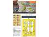 Shop 1/48 F-82F/G, E/H Twin Mustang painting mask on "yellow kabuki paper" for Modelsvit kits 4818/4820 Scale Plastic Models and Accessories. Resin Parts. Clear Prop Models Online Store