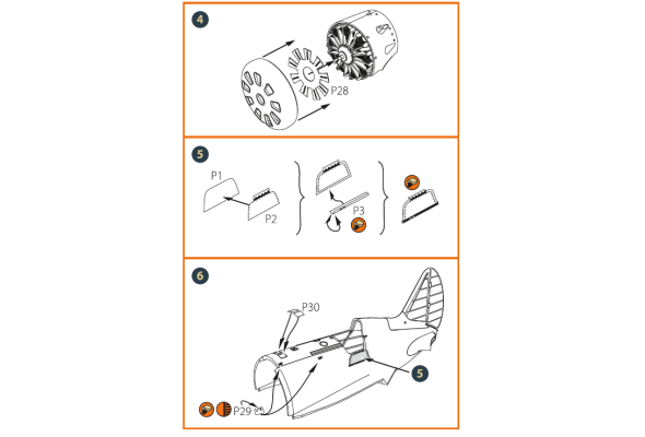Shop 1/48 I-16 type 5 EXTERIOR PE set Scale Plastic Models and Accessories. Resin Parts. Clear Prop Models Online Store
