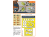 Shop 1/48 F-4G/E Phantom II painting mask on "yellow kabuki paper" for MENG kit Scale Plastic Models and Accessories. Resin Parts. Clear Prop Models Online Store