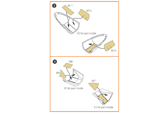 Shop 1/48 A2D-1 Skyshark double-sided painting mask on "yellow kabuki paper for CP kits Scale Plastic Models and Accessories. Resin Parts. Clear Prop Models Online Store