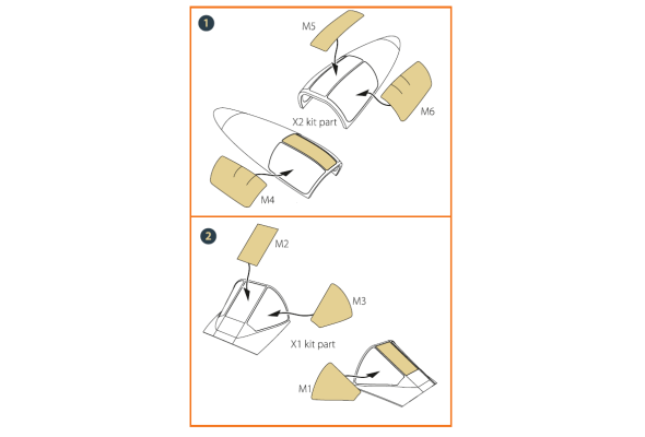 Shop 1/48 A2D-1 Skyshark double-sided painting mask on "yellow kabuki paper for CP kits Scale Plastic Models and Accessories. Resin Parts. Clear Prop Models Online Store