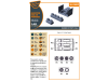 Shop 1/48 Gloster E28/39 Pioneer wheel set Scale Plastic Models and Accessories. Resin Parts. Clear Prop Models Online Store