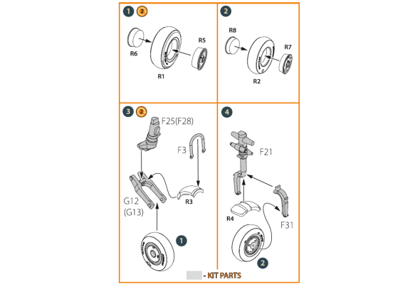 Shop 1/48 Gloster E28/39 Pioneer wheel set Scale Plastic Models and Accessories. Resin Parts. Clear Prop Models Online Store