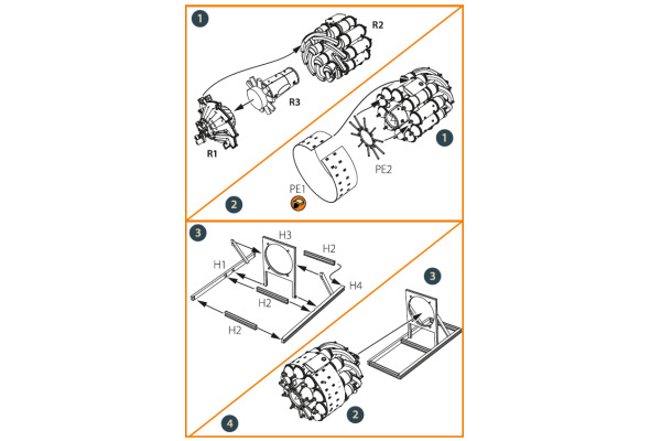 Shop 1/48 Gloster E28/39 Pioneer engine set for CP4823 kit Scale Plastic Models and Accessories. Resin Parts. Clear Prop Models Online Store