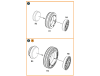 Shop 1/48 F-86A wheel set type 1 for CP kits Scale Plastic Models and Accessories. Resin Parts. Clear Prop Models Online Store