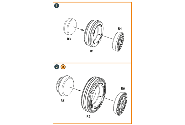 Shop 1/48 F-86A wheel set type 1 for CP kits Scale Plastic Models and Accessories. Resin Parts. Clear Prop Models Online Store
