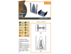 Shop 1/48 F-86A Canopy frame detailing set for CP kits Scale Plastic Models and Accessories. Resin Parts. Clear Prop Models Online Store
