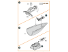 Shop 1/48 F-86A Canopy frame detailing set for CP kits Scale Plastic Models and Accessories. Resin Parts. Clear Prop Models Online Store