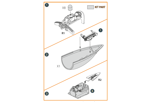 Shop 1/48 F-86A Canopy frame detailing set for CP kits Scale Plastic Models and Accessories. Resin Parts. Clear Prop Models Online Store