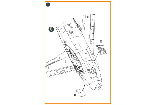 Shop 1/48 F-86A gun port (open) for CP kits Scale Plastic Models and Accessories. Resin Parts. Clear Prop Models Online Store