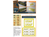 Shop 1/48 F-86A pre-cut patterns for numbers and letteringpainting mask on "yellow kabuki paper" for CP4824 kit Scale Plastic Models and Accessories. Resin Parts. Clear Prop Models Online Store