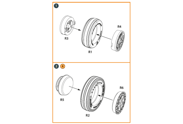 Shop 1/48 F-86A wheel set type 2 for CP kits Scale Plastic Models and Accessories. Resin Parts. Clear Prop Models Online Store
