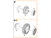 Shop 1/48 F-86A Weighted wheels set type 1 for CP kits Scale Plastic Models and Accessories. Resin Parts. Clear Prop Models Online Store